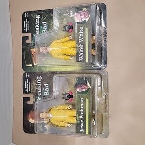 MISPRINTED! Breaking Bad 6" Walter White & Jesse Pinkman Collectible Figures NIB